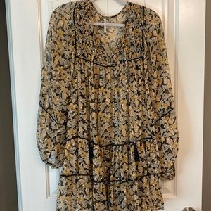 Free People mini swing dress